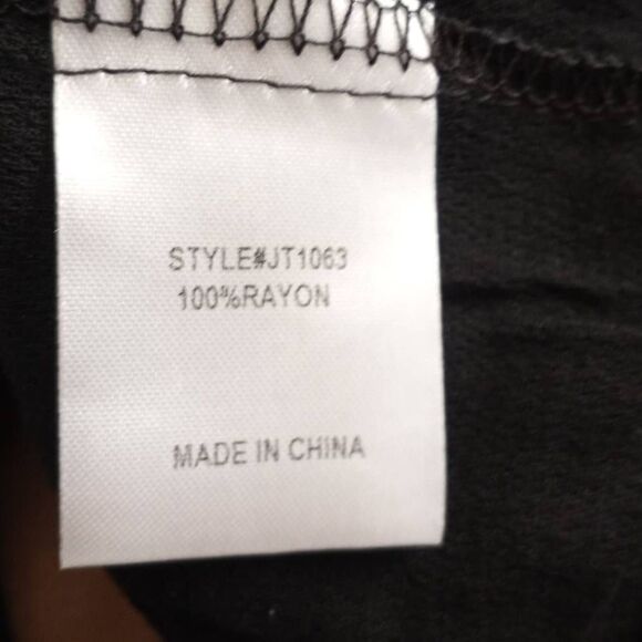 JODIFL BLACK BELL SLEEVE PEASANT TOP SZ.S NWT - Picture 8 of 9